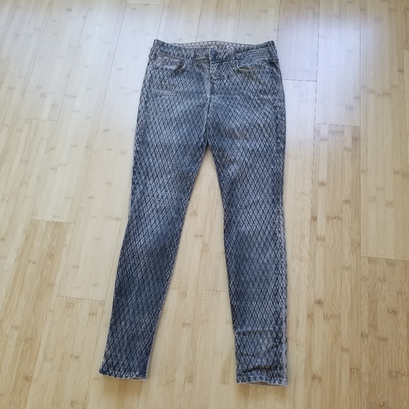 🌸 True Religion Halle Mojave Snake Print Cropped Skinny Jeans Pants Size 28 - Picture 5 of 6